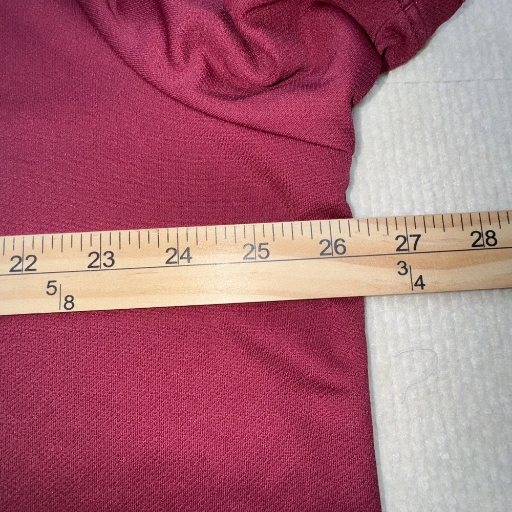 Nike Polo Shirt Mens XXL Maroon Florida State Dri-FIT Short Sleeve Tipped Collar
